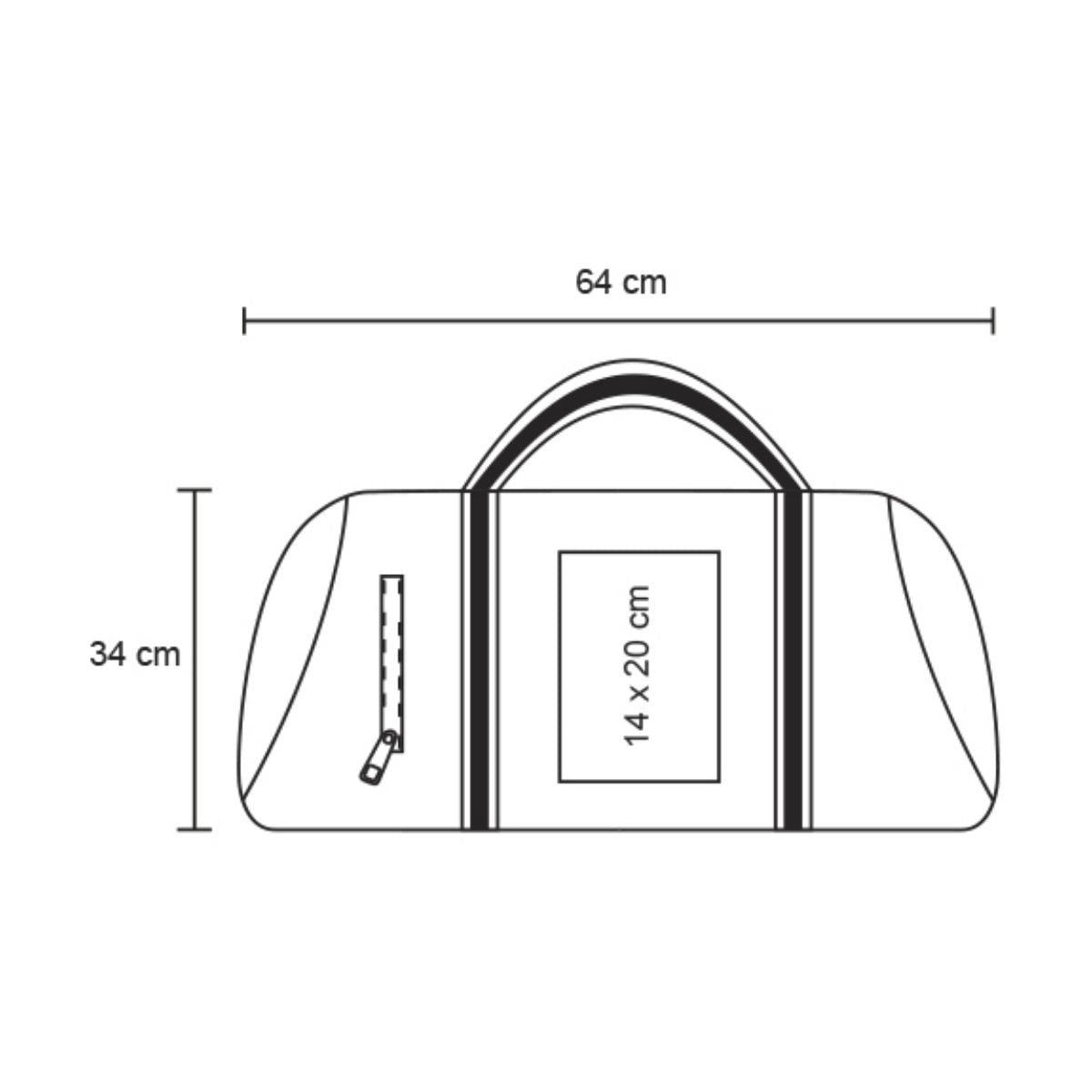 Maleta Deportiva For Promotional Poliester Color Gris