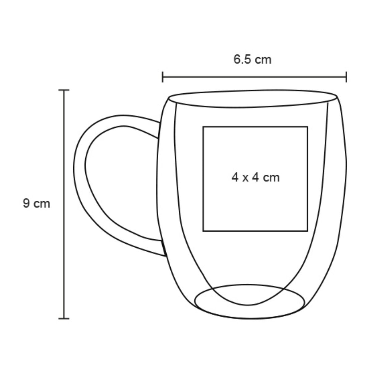 Taza Vidrio For Promotional Doble Pared 175ml Cafe Te