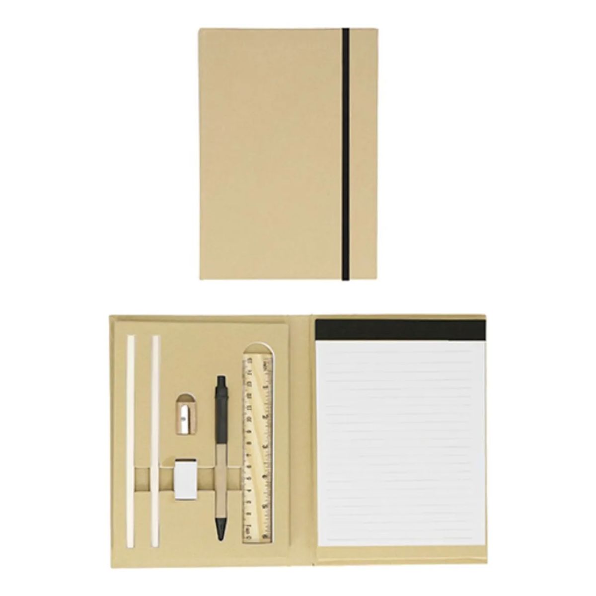 Set Libreta Ecologica For Promotional Hoja Rayada Carton