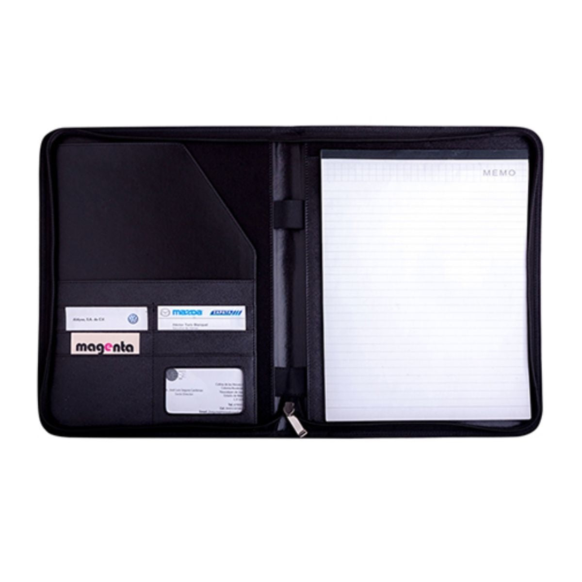 Carpeta Curpiel Carta For Promotional Cierre 30 Hoja Raya