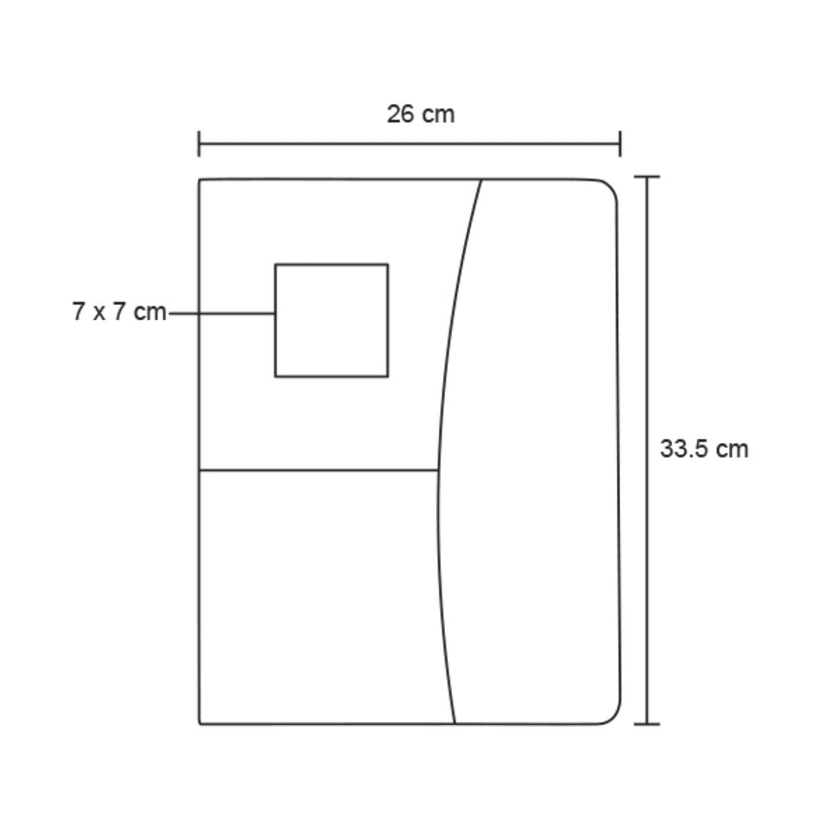 Carpeta Curpiel Carta For Promotional Cierre 30 Hoja Raya