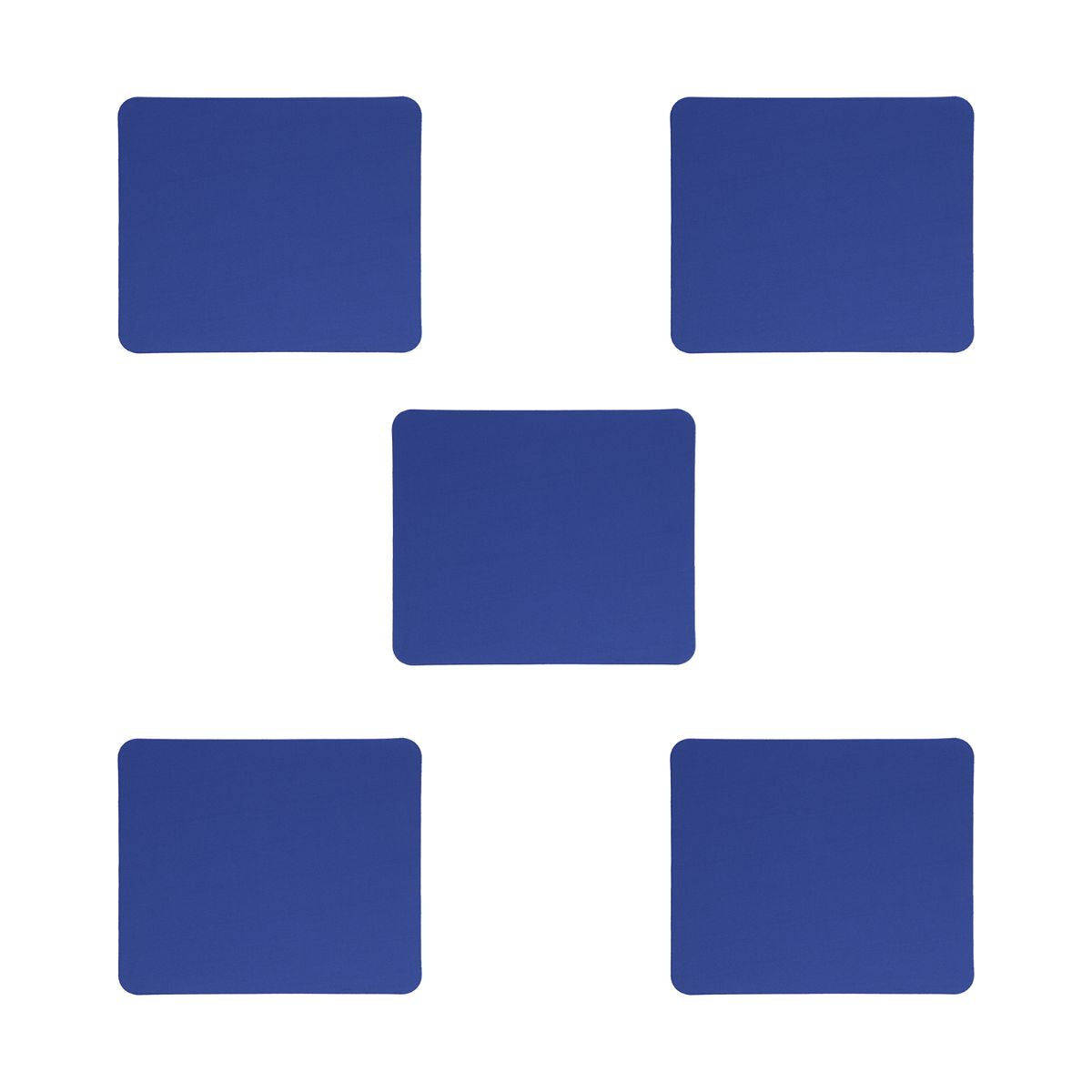 5 Mouse Pad For Promotional Poliester Colores 22cmx19cm