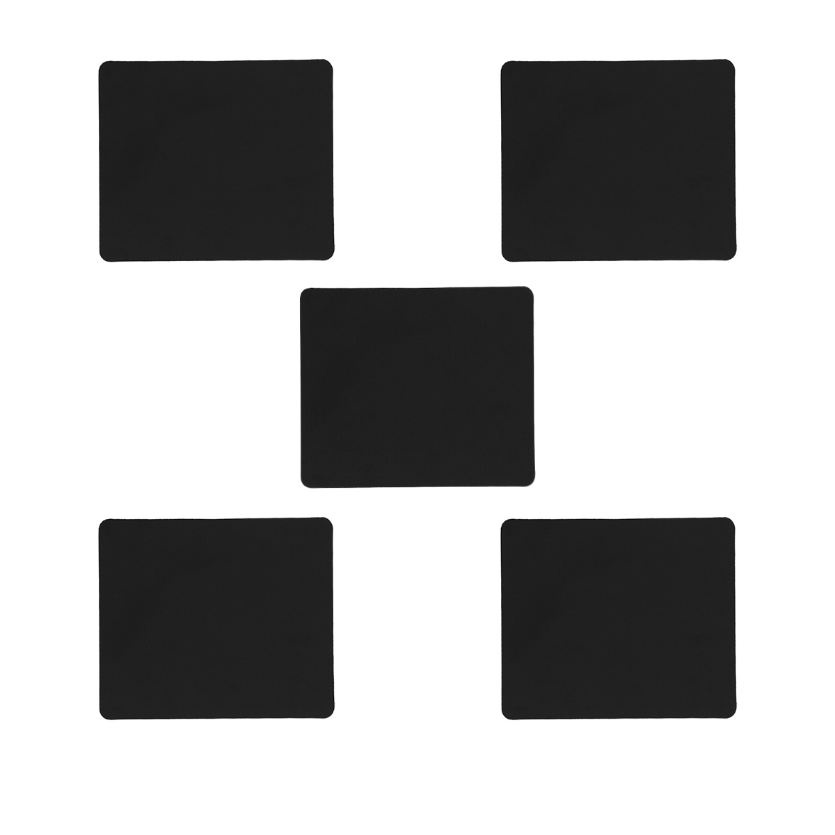 5 Mouse Pad For Promotional Poliester Colores 22cmx19cm