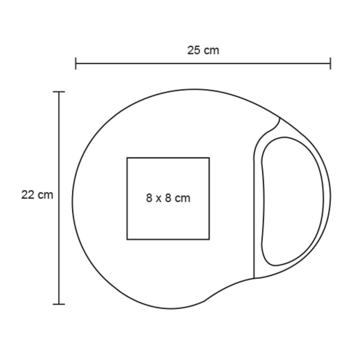 Mouse Pad Negro For Promotional Descansa Muñeca Gel