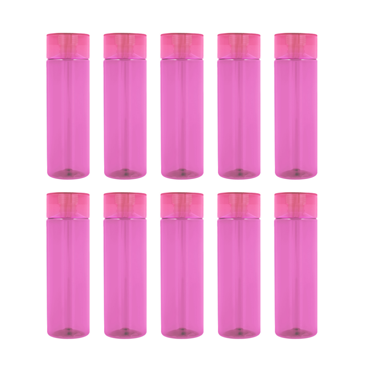 10pz Cilindro Plastico For Promotional Botella 660ml Colores