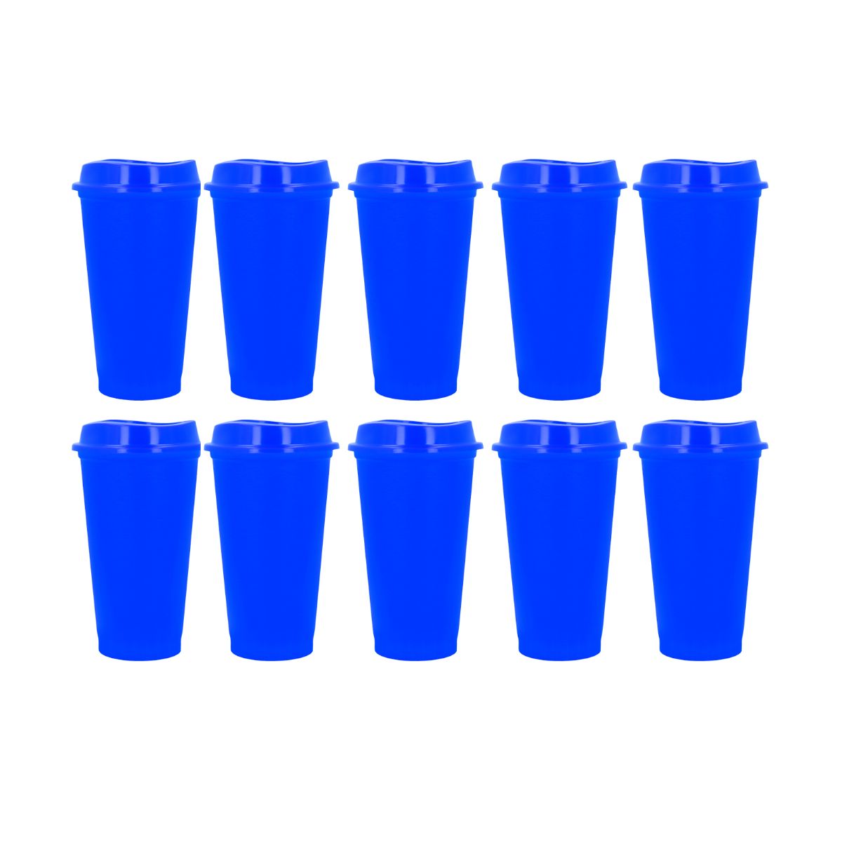 Pack 10 Vaso Plastico For Promotional Cafetero 475ml Colores