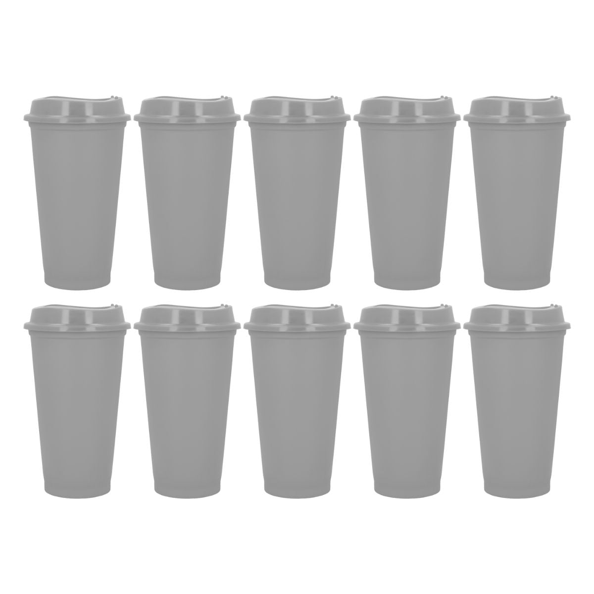 Pack 10 Vaso Plastico For Promotional Cafetero 475ml Colores