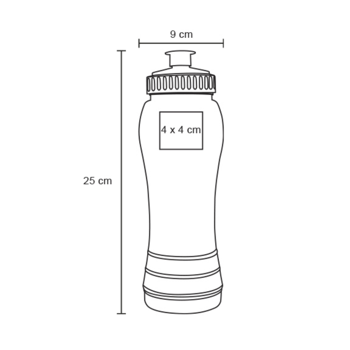 10pz Botella Plastico For Promotional 700ml Colores Chupon