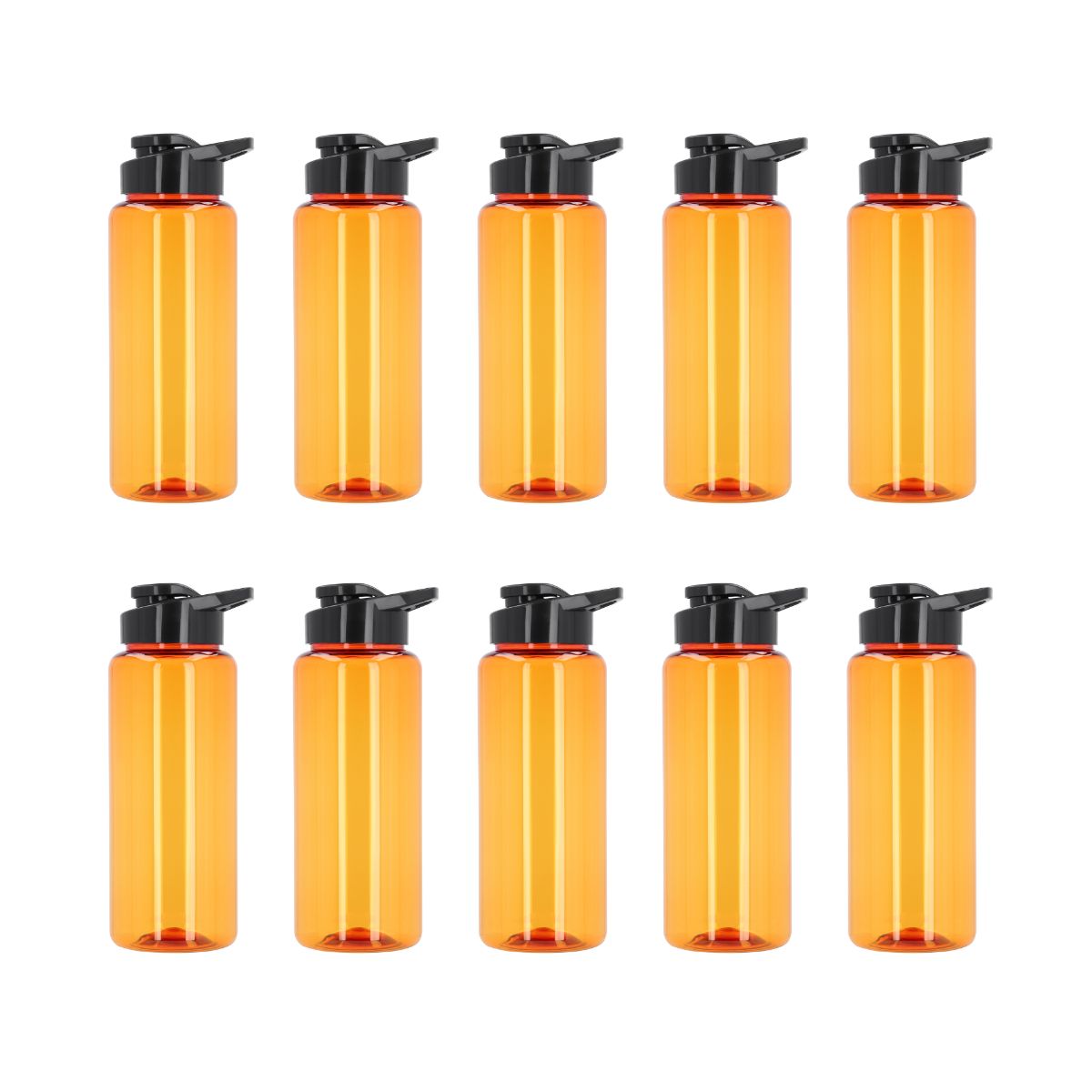 Pack 10 Botella Plastico For Promotional 1000ml Colores