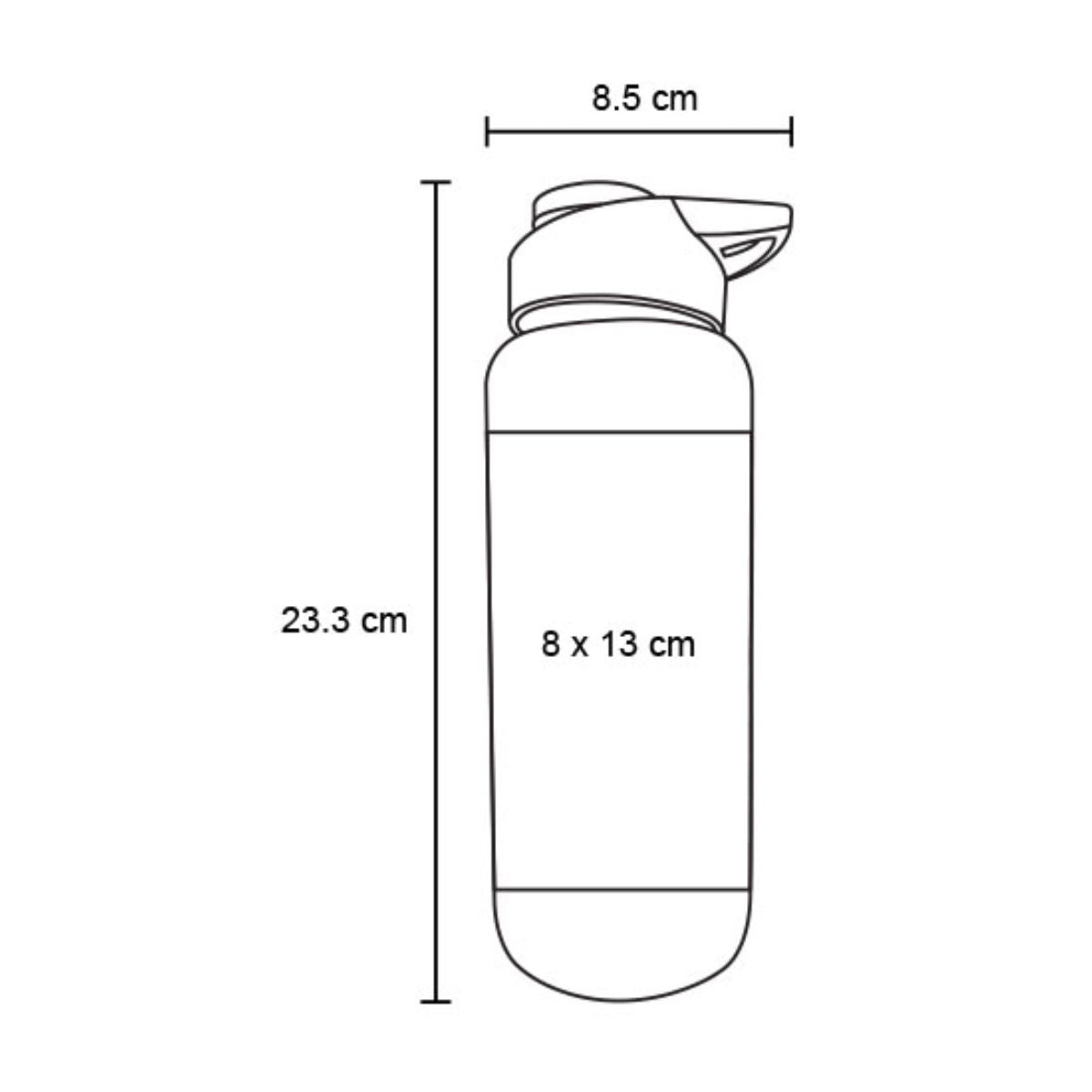 Pack 10 Botella Plastico For Promotional 1000ml Colores