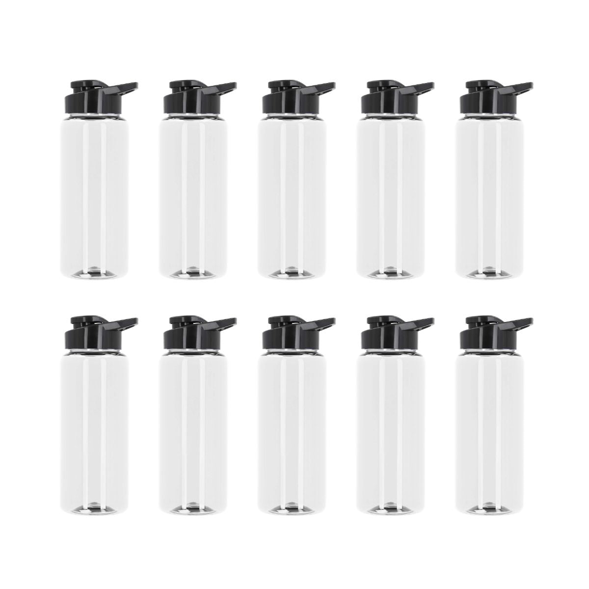 Pack 10 Botella Plastico For Promotional 1000ml Colores