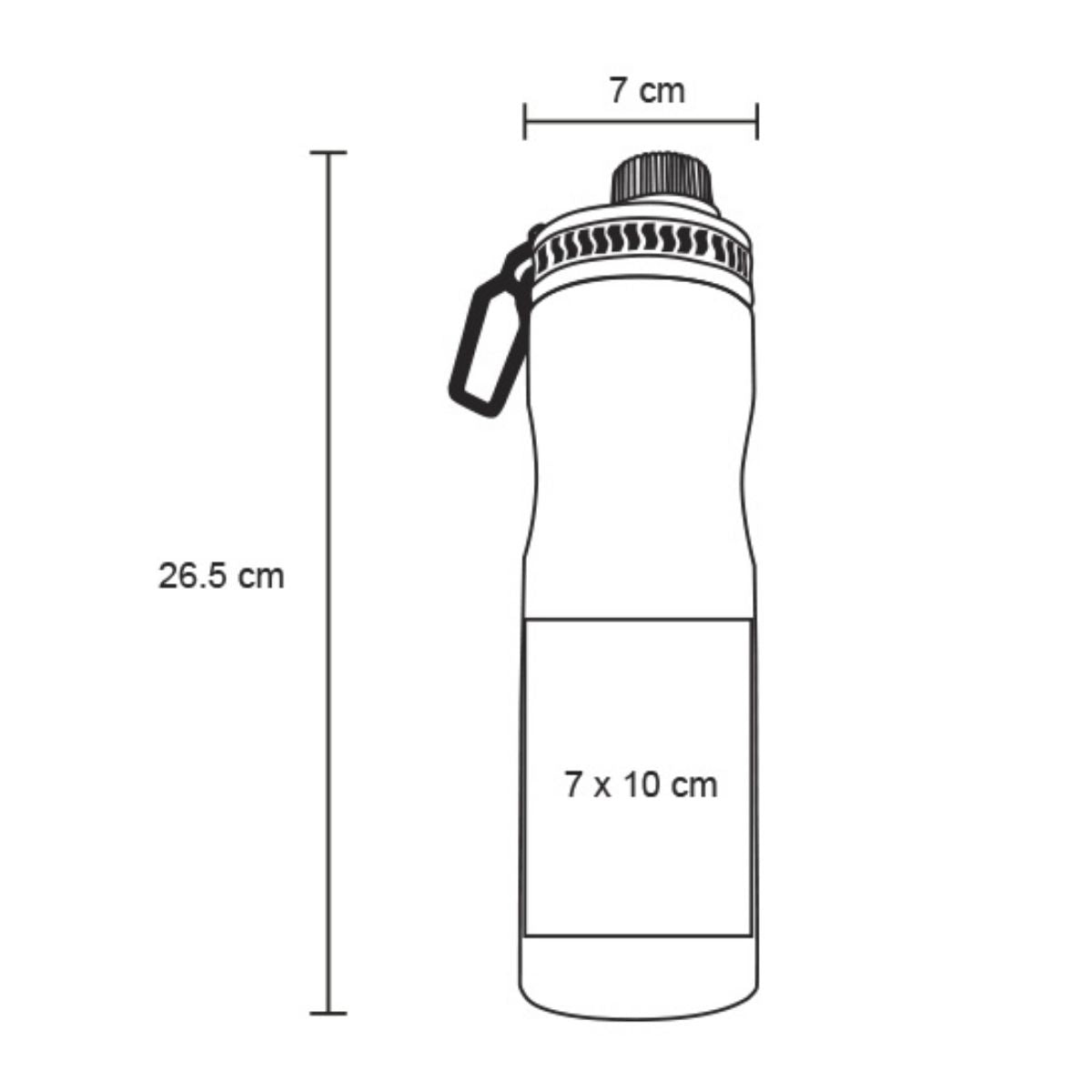 Cilindro Acero Inoxidable For Promotional Colores 750ml