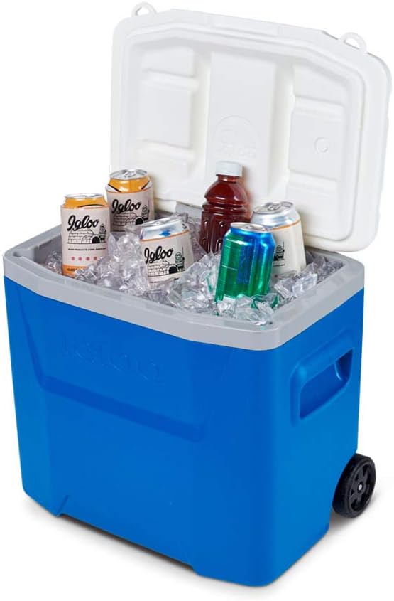 Hielera Laguna Roller IGLOO Azul 28 QT (26,49L) 38 Latas