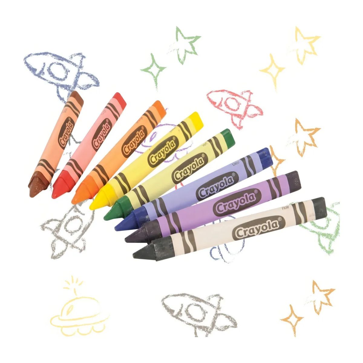 24 Crayones Triangulares Jumbo Colores Dibujo Crayola