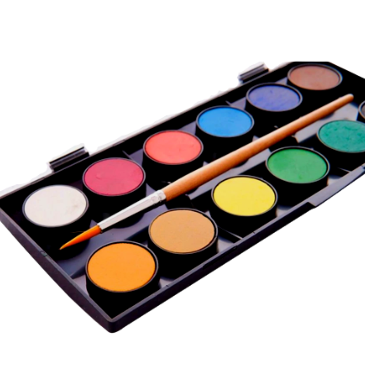 Acuarelas Infantil Faber Castell 24mm Estuche 12 Pz - MarchanteMX