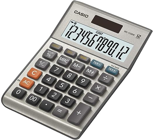 Calculadora De Escritorio Casio 12 Digitos Ms-120bm