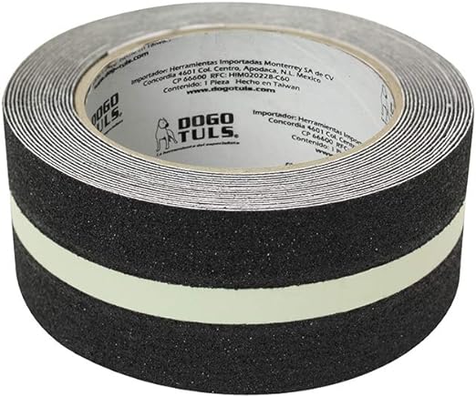 CINTA ANTIDERRAPANTE FOTOLUMINISCENTE (BRILLA EN LA OBSCURIDAD) 2" X 4.5m DOGOTULS IM2015