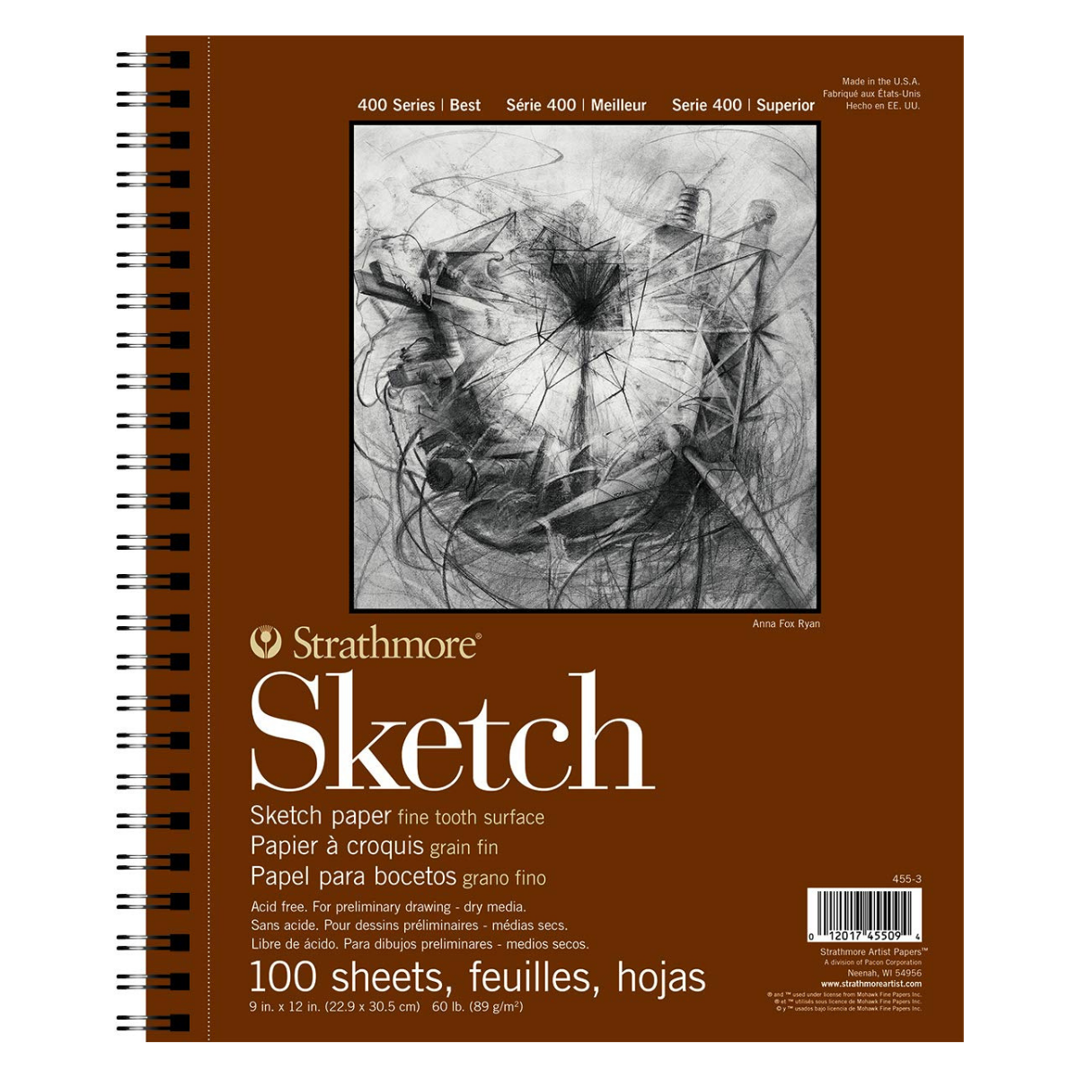 Cuaderno Dibujo Strathmore Series 400 22.8 x 30.8cm 100 Páginas