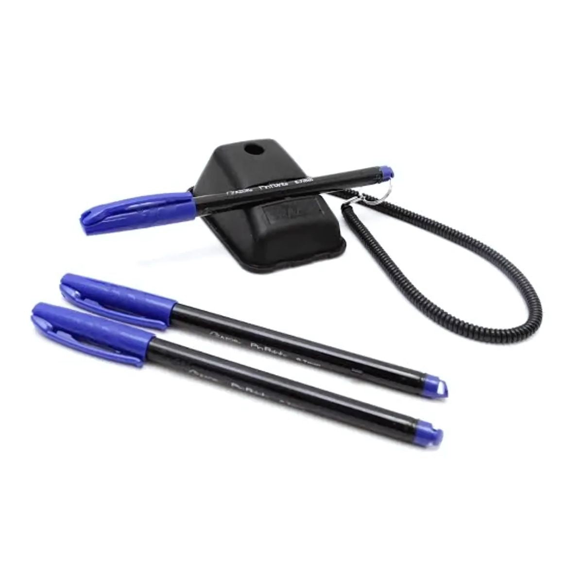 Boligrafo Azor Pin Point Tinta Azul C/base Punto 0.7 Mm C/3