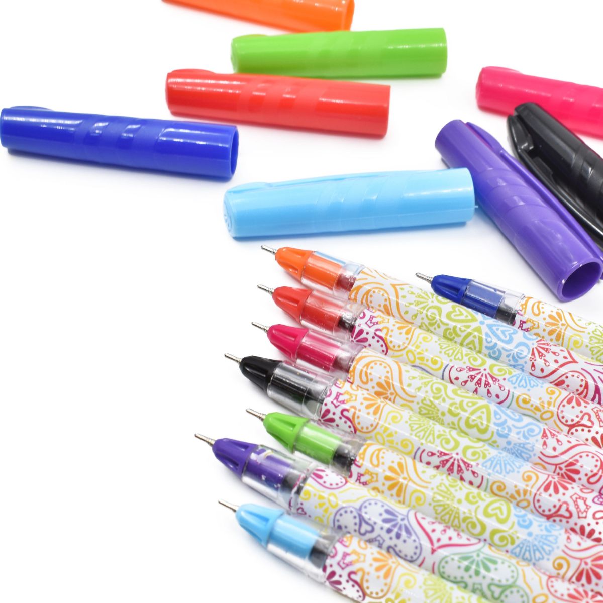 Bolígrafos Lapiceros Azor Pin Point Punto Fino Edición Grekas 8 Piezas