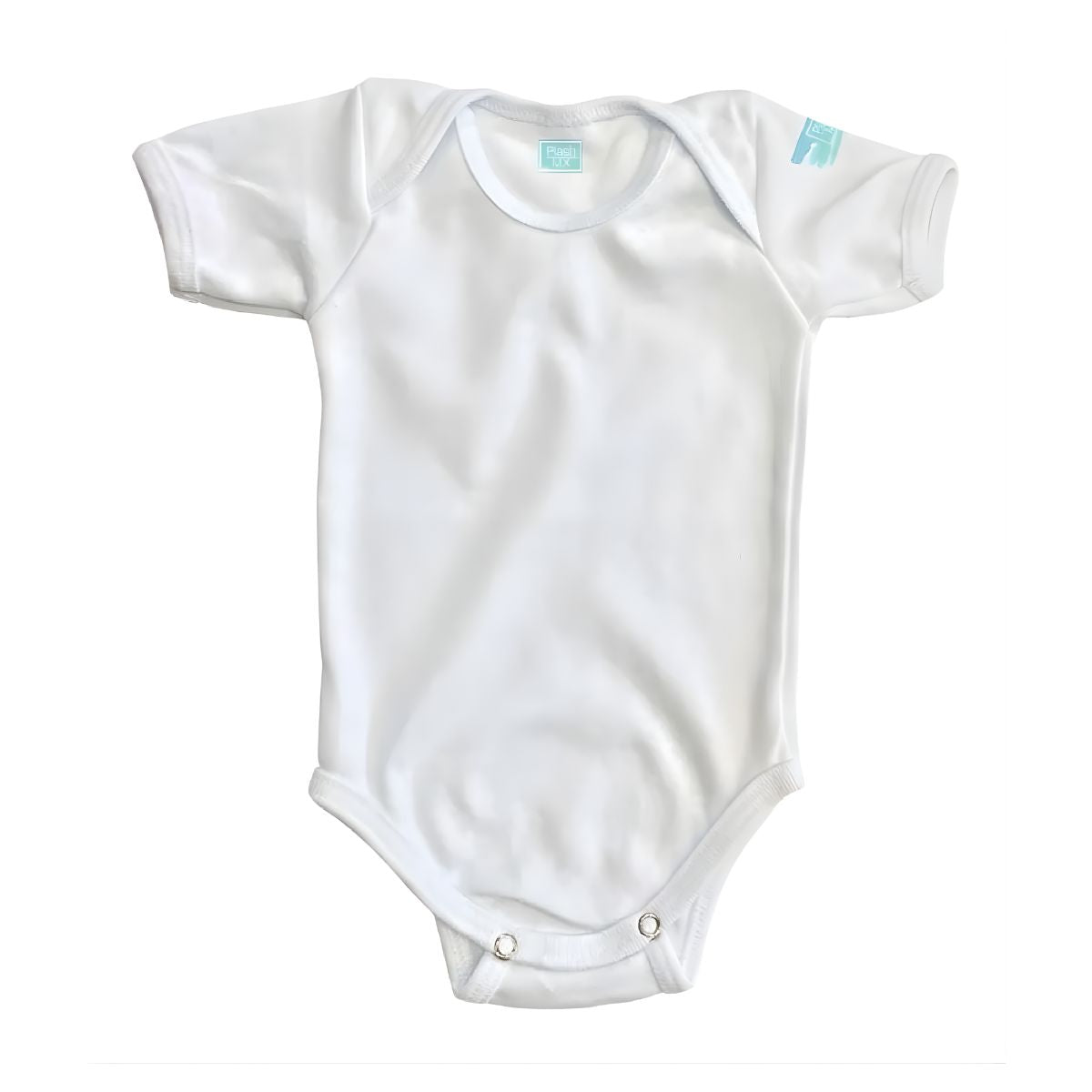 3pz Pañalero Liso Manga Corta Y Larga Ropa Bebe Color Blanco