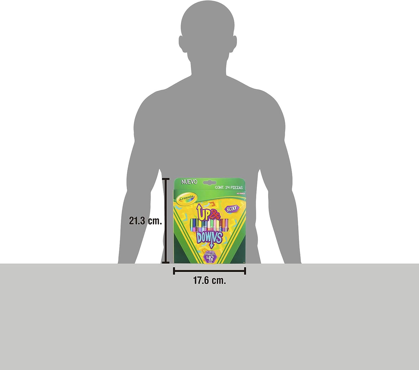 24 Lapices Color Doble Punta 48 Tonos Up & Downs Crayola