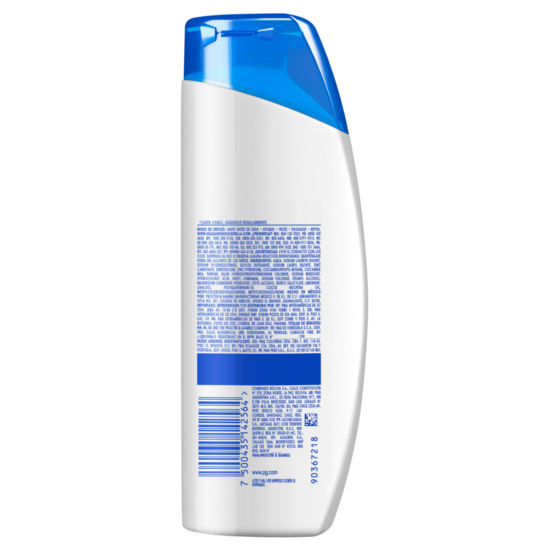 Shampoo Head & Shoulders Hidratación Coco 180ml
