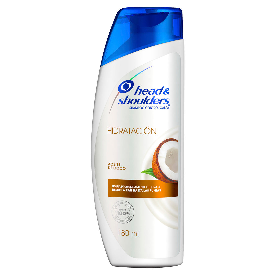 Shampoo Head & Shoulders Hidratación Coco 180ml