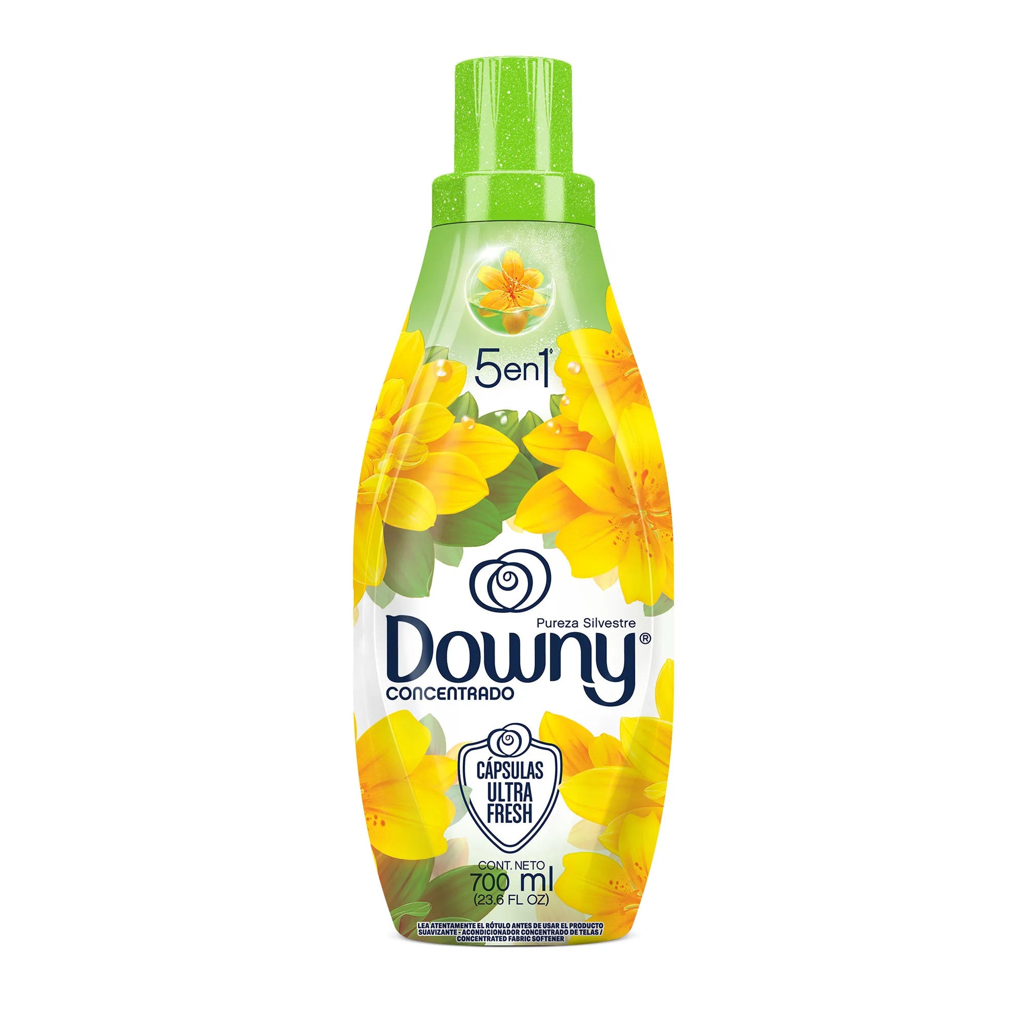 9 Pz Downy Pureza Silvestre Suavizante De Telas 700 Ml