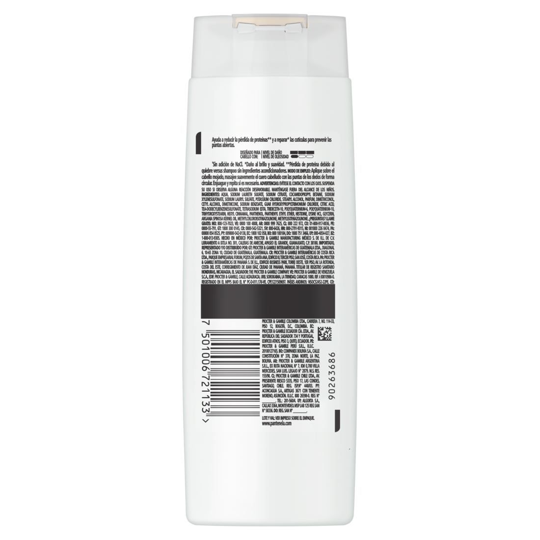 Shampoo Pantene Pro-v Restauración 400ml Sin Parabenos