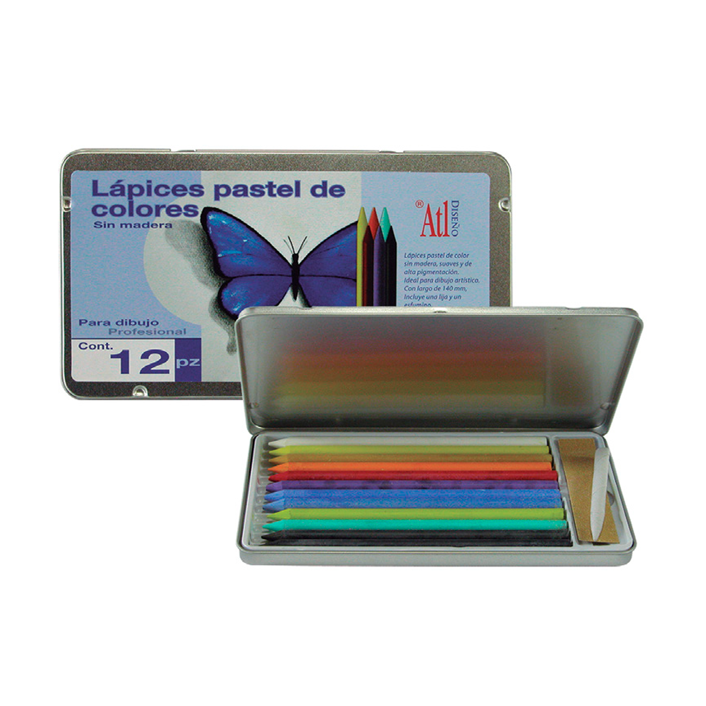 Kit De Arte Dibujo Profesional 93 Piezas Colores