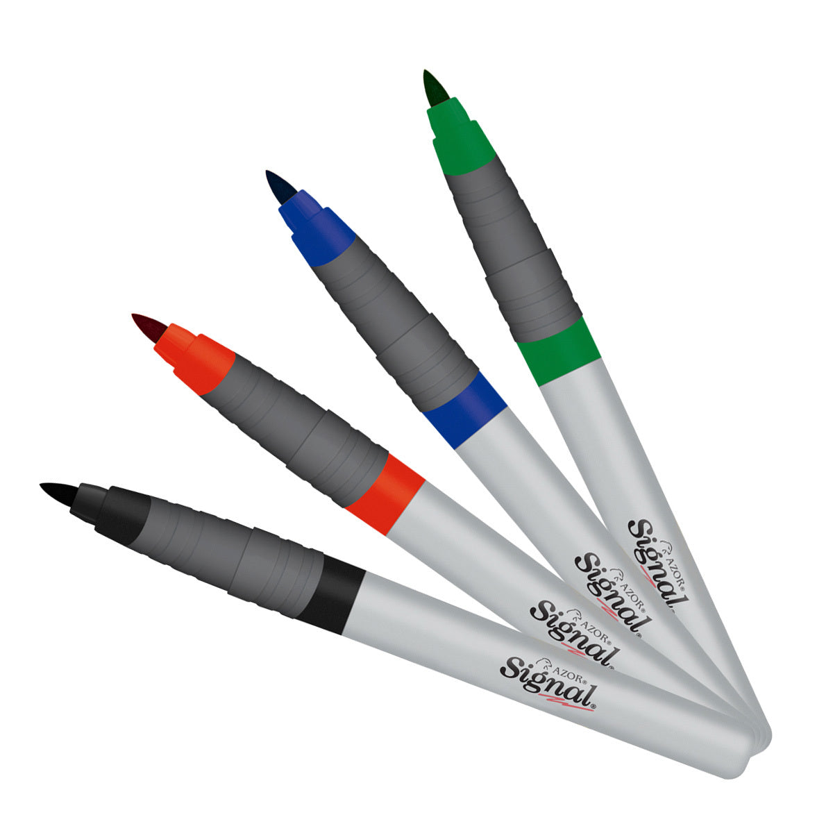 Marcadores Plumones Azor Permanentes Fino Signal 5 Piezas