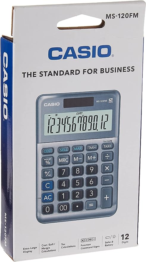 Calculadora De Escritorio Casio Ms-120fm