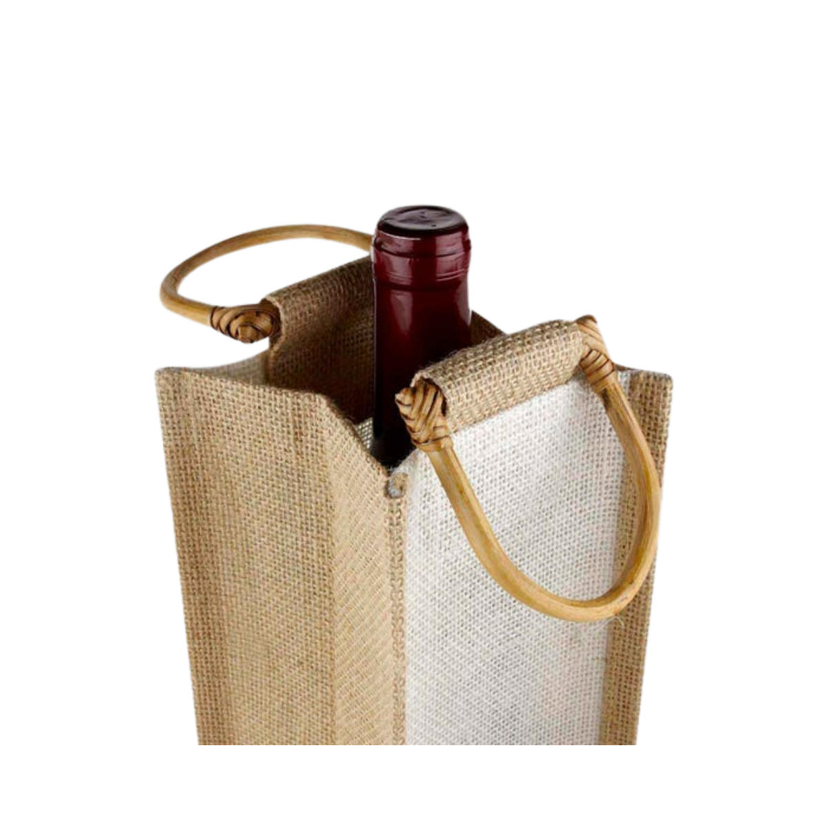 Bolsa Estuche Transportador Botella Vino Promoopcion Yute