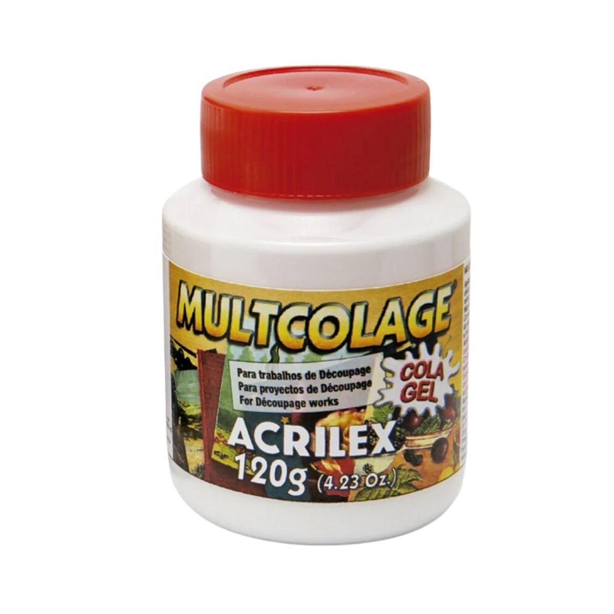 Pegamento Multicolage Artesanal Acrilex Decoupage