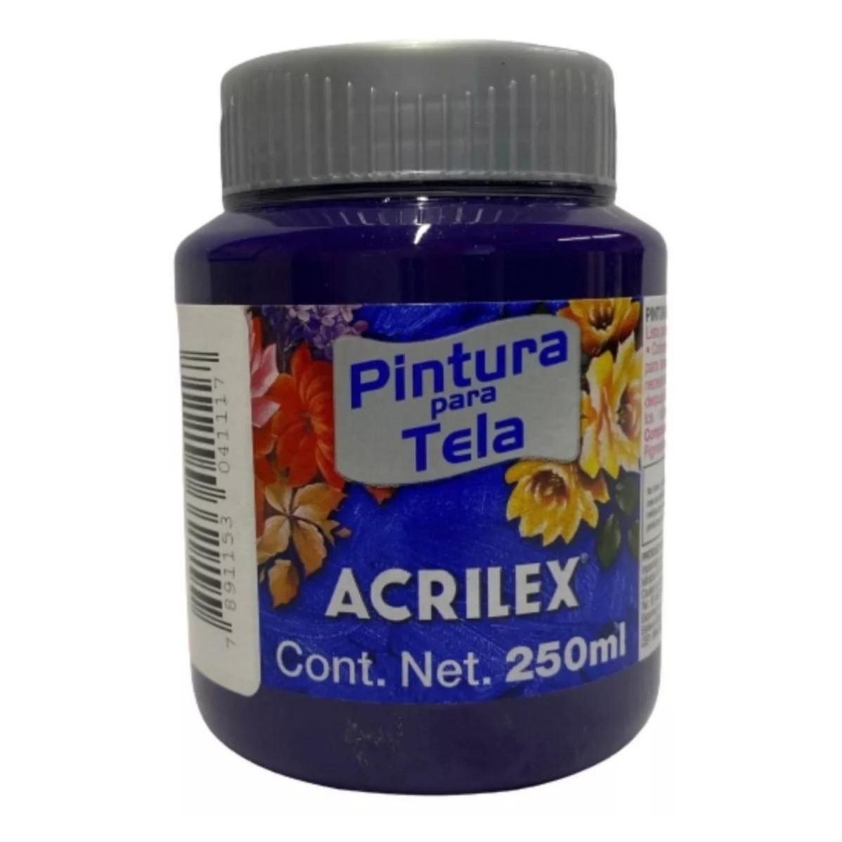 Pintura Tela Acabado Mate Acrilex 250 Ml Varios Colores