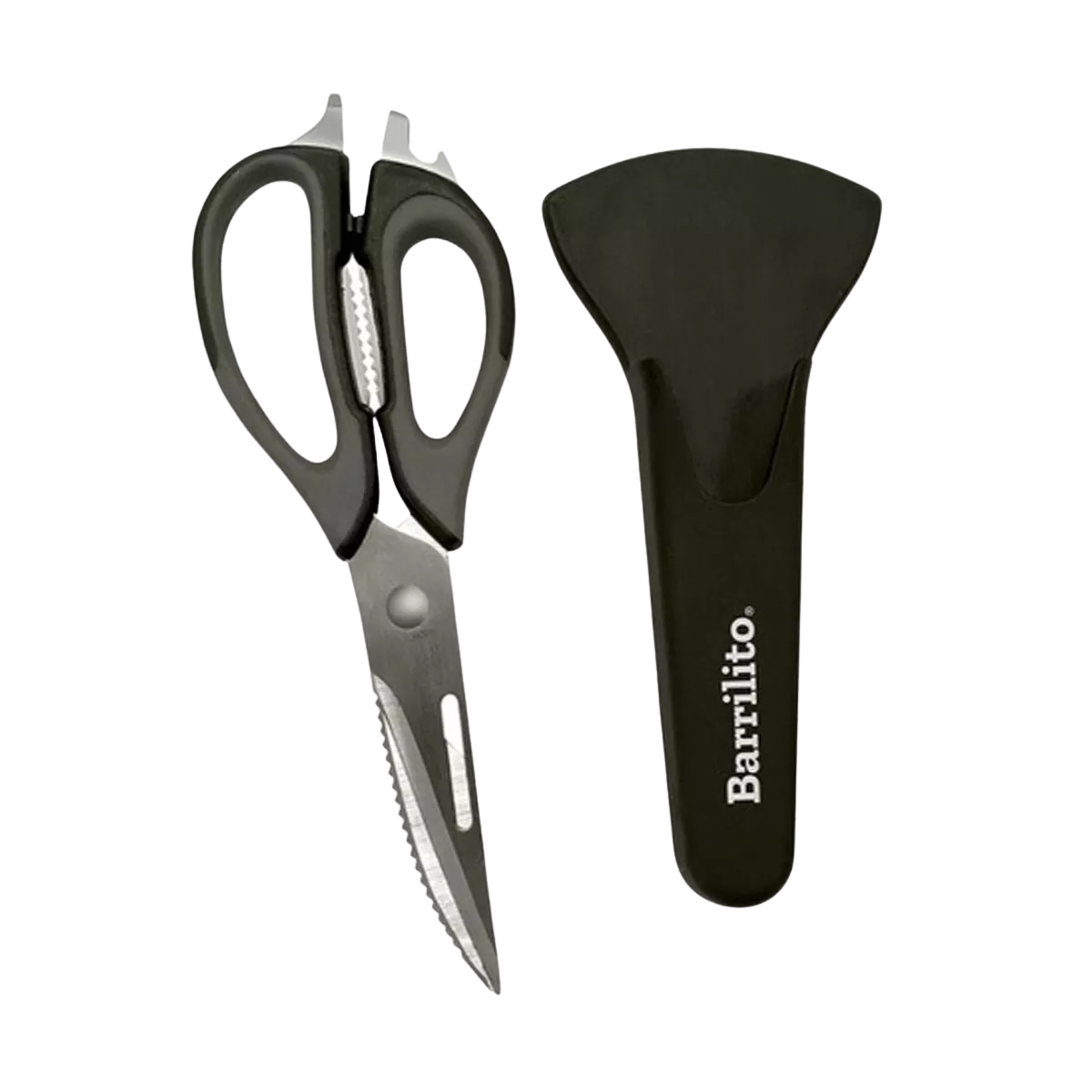 Tijera Cocina Barrilito Ks303c Funda Color Negro 8puLG