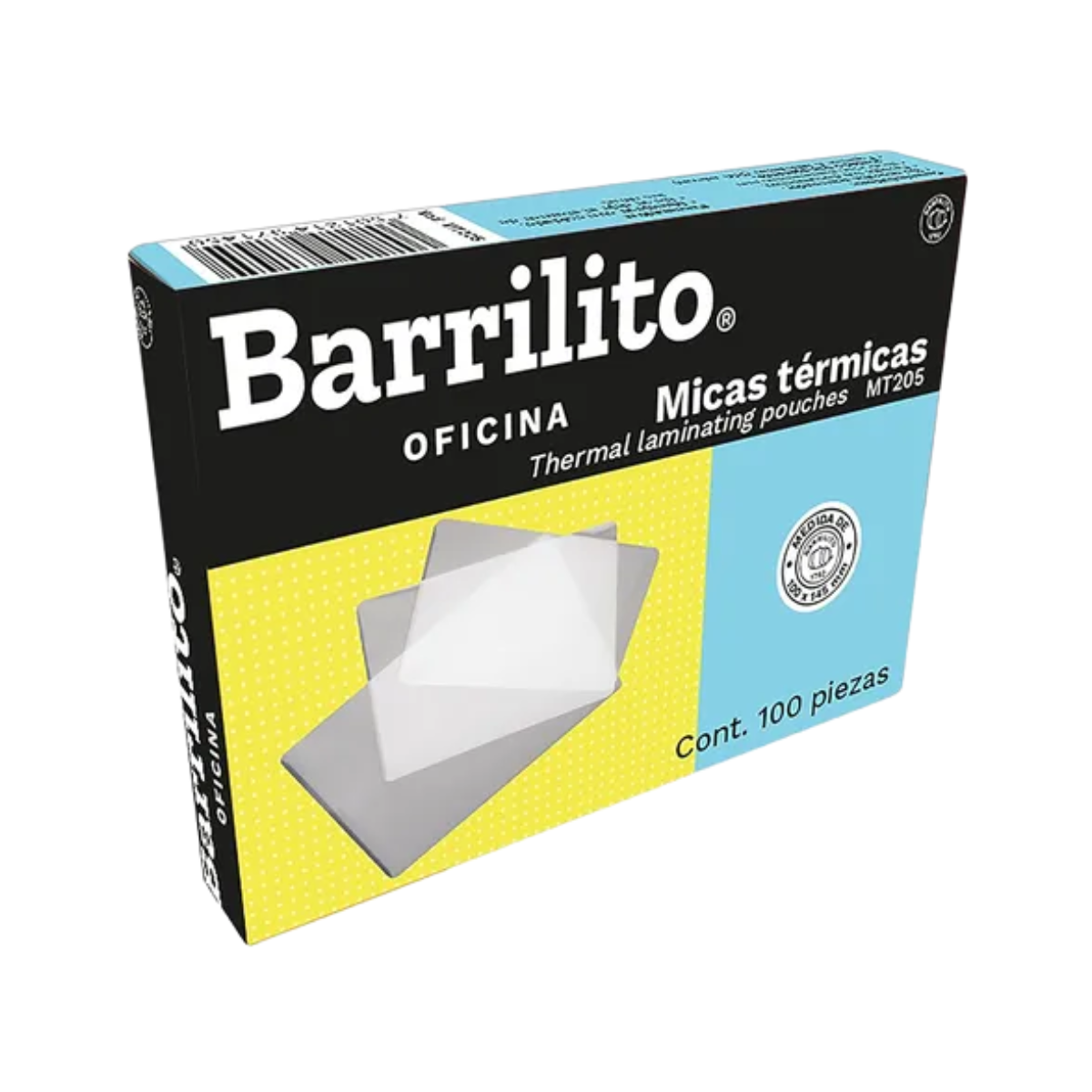 100pz Mica Térmica Barrilito Mt205 10x14 Cm Rígida