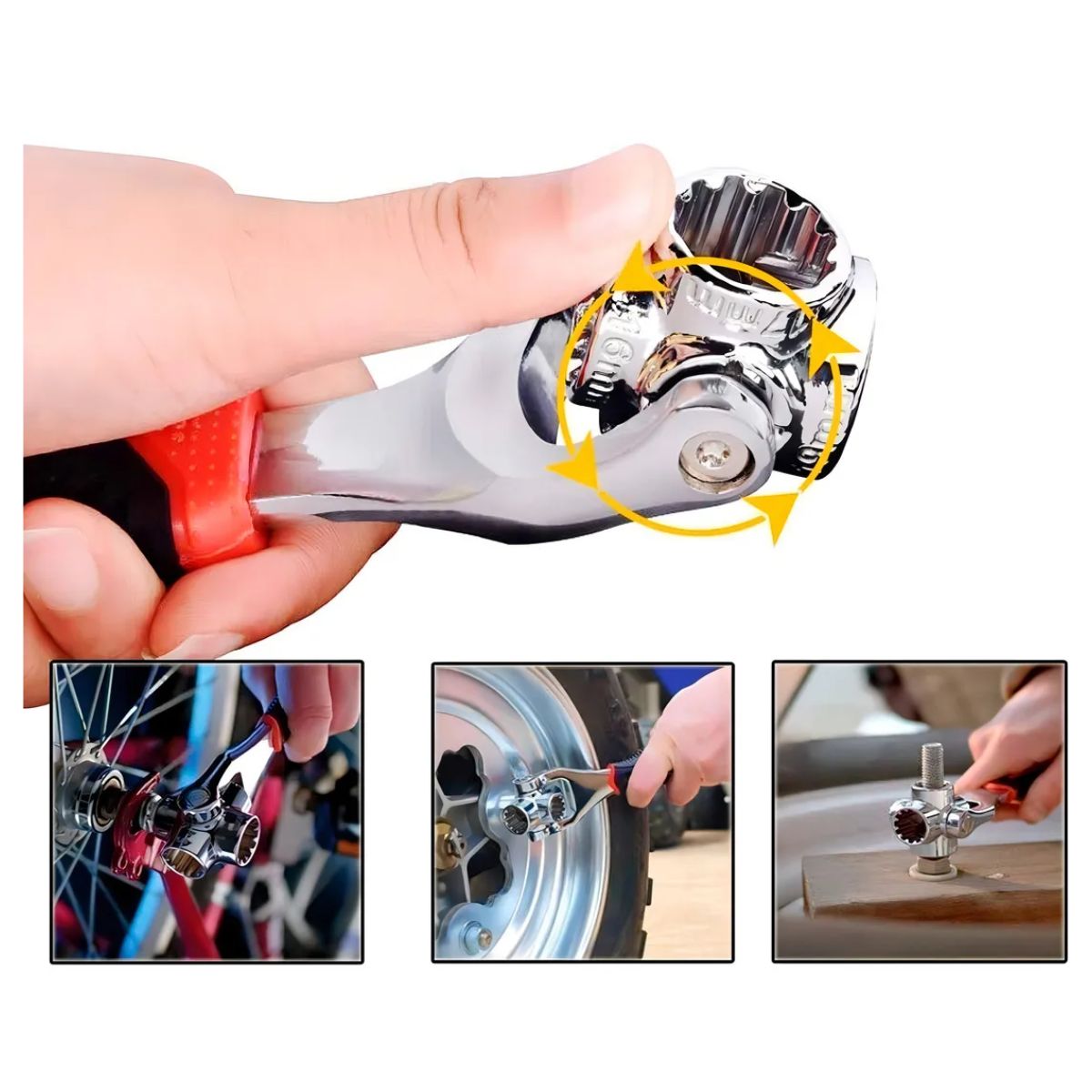 Llave De Tuercas Multiuso 48 En 1 Con Giro De 360 Adir 11523