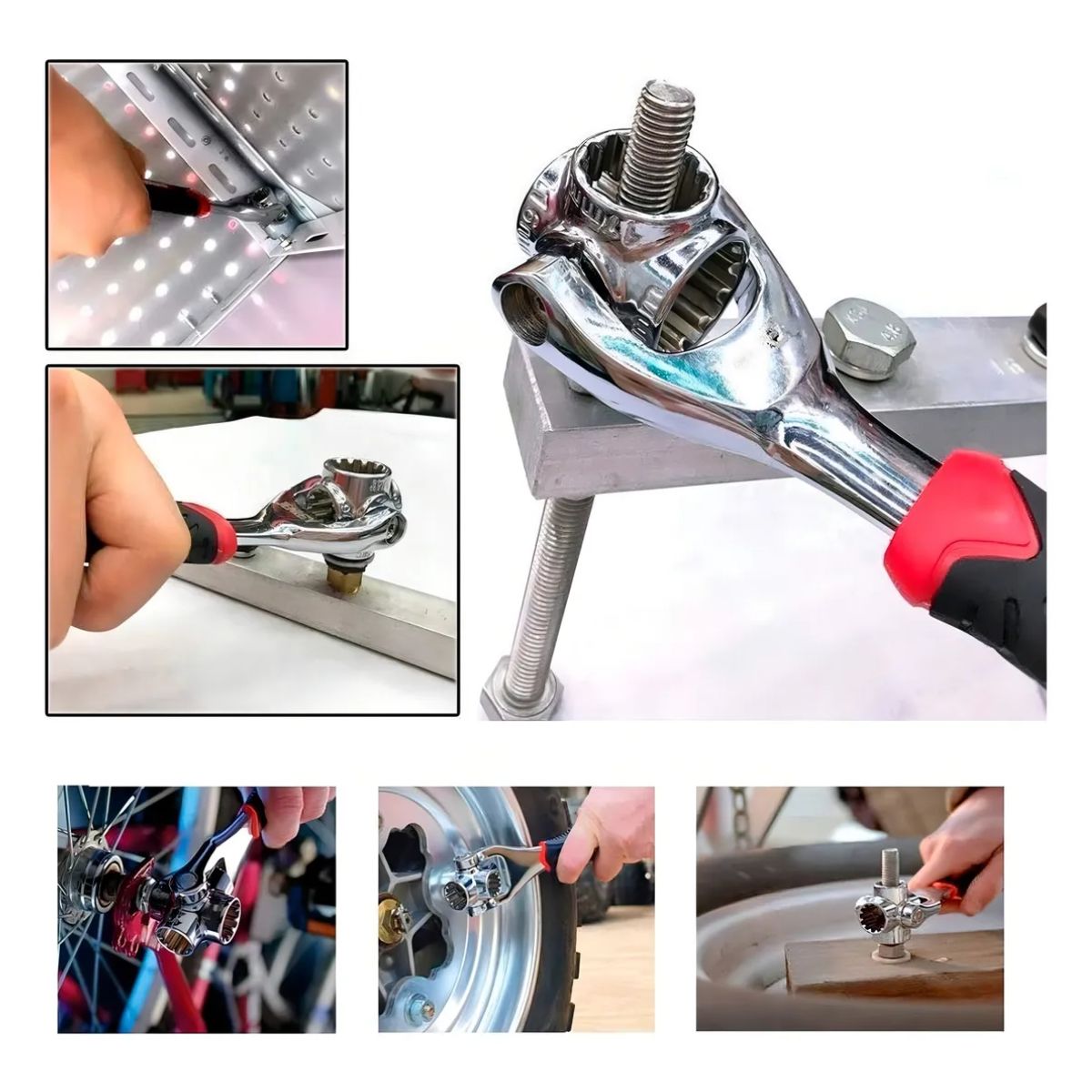 Llave De Tuercas Multiuso 48 En 1 Con Giro De 360 Adir 11523
