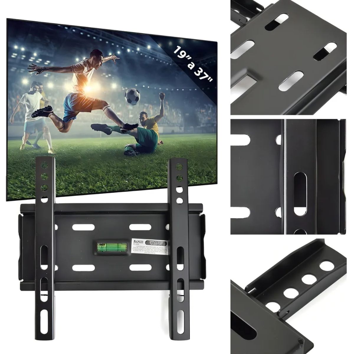 Soporte Television Adir Fijo Negro 19 37 Pulgadas