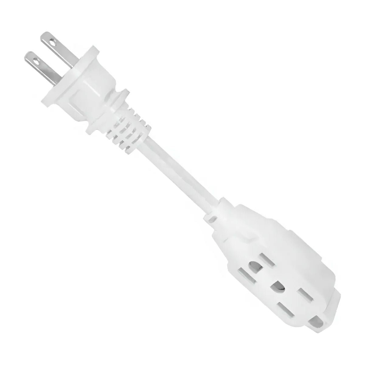 Mini Extensión Eléctrica Domestica 10cm Blanca Adir Blanco