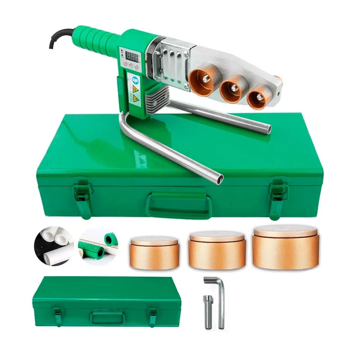 Termofusora Adir 7100 Kit Incluye 3 Dados 600w Completos