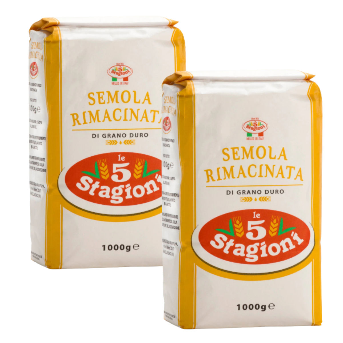 2kg Semolina de Trigo Le 5 stagioni