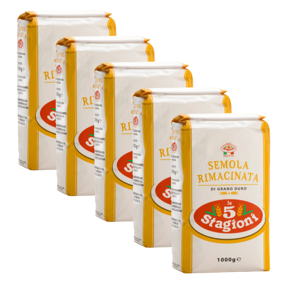 5kg Semolina de Trigo Le 5 stagioni