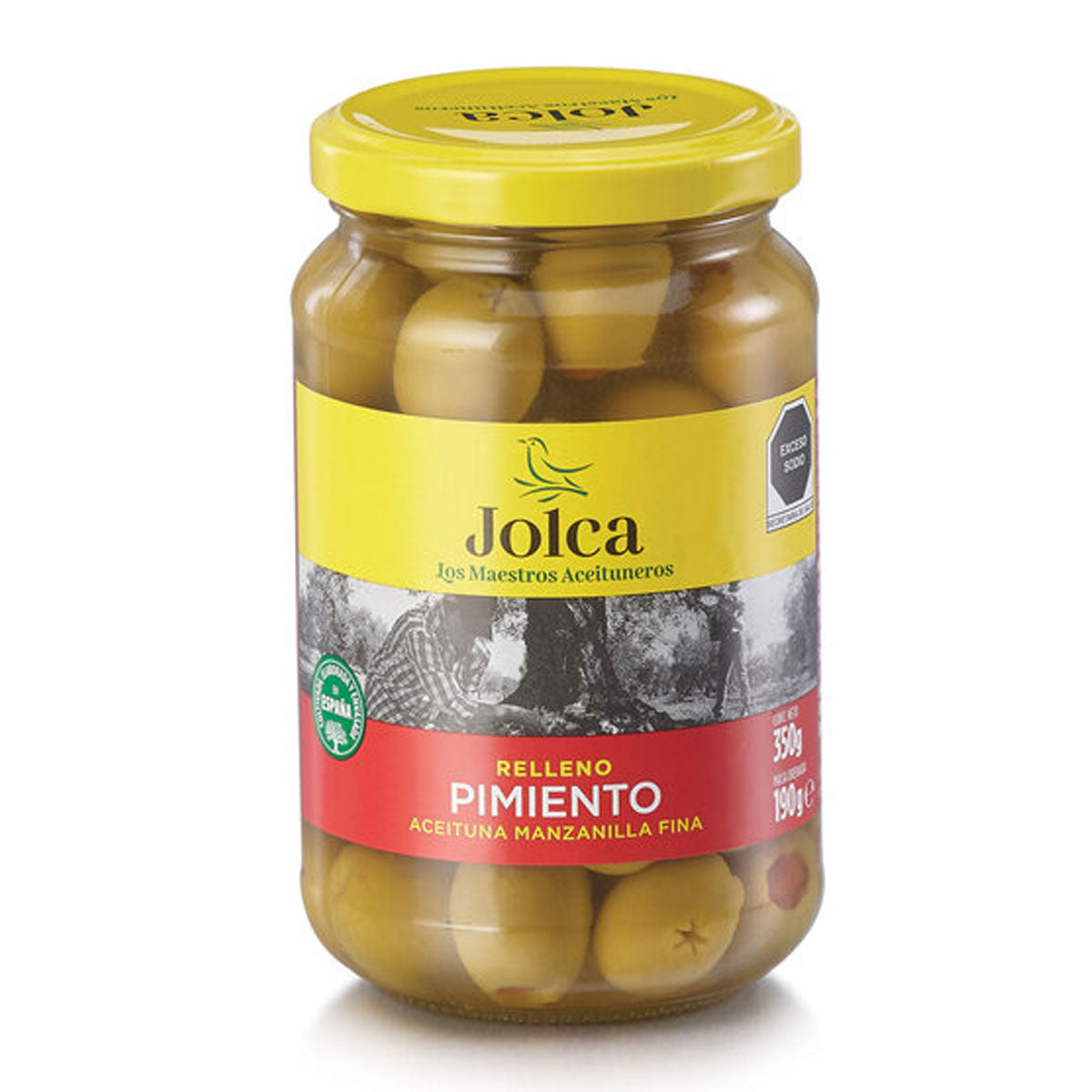 Aceituna Rellena de Pimiento 350g - Aceitunas La casa del bacalao