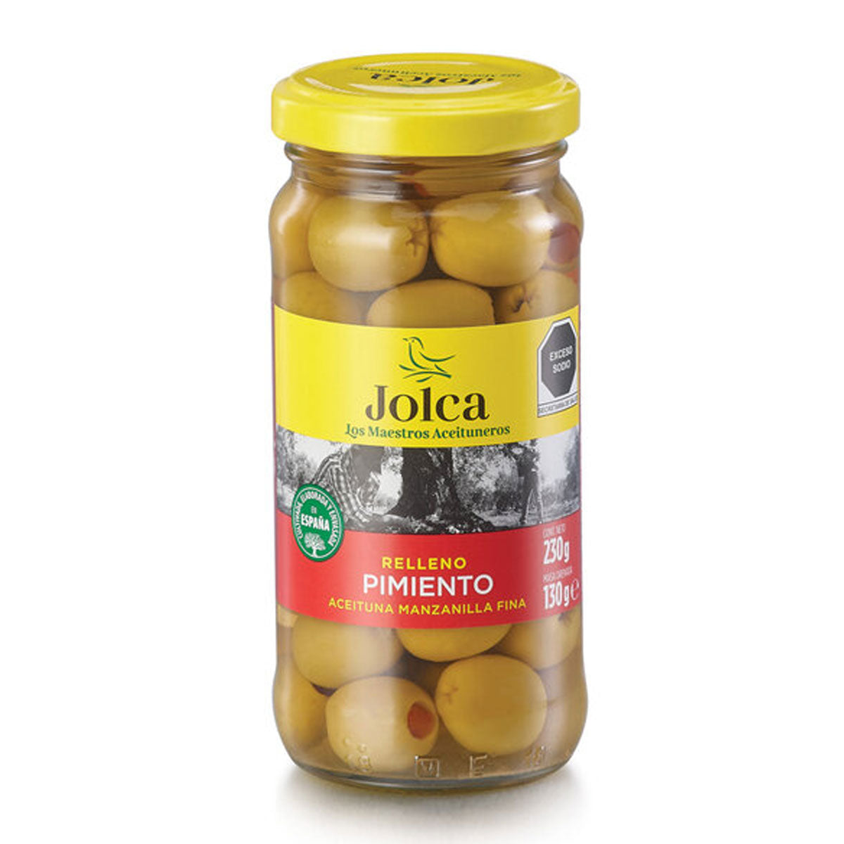 Aceituna Rellena de Pimiento 230g - Aceitunas La casa del bacalao