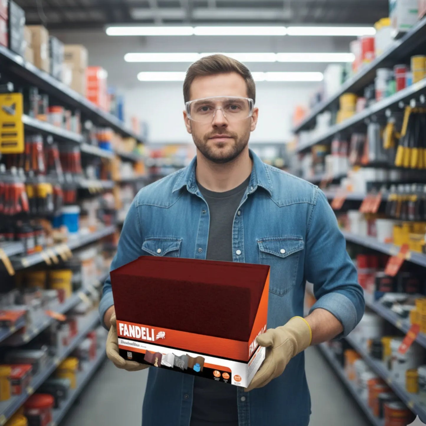 Pack 50 piezas Fibra Marrón Fandeli 6" x 9" Fandeli