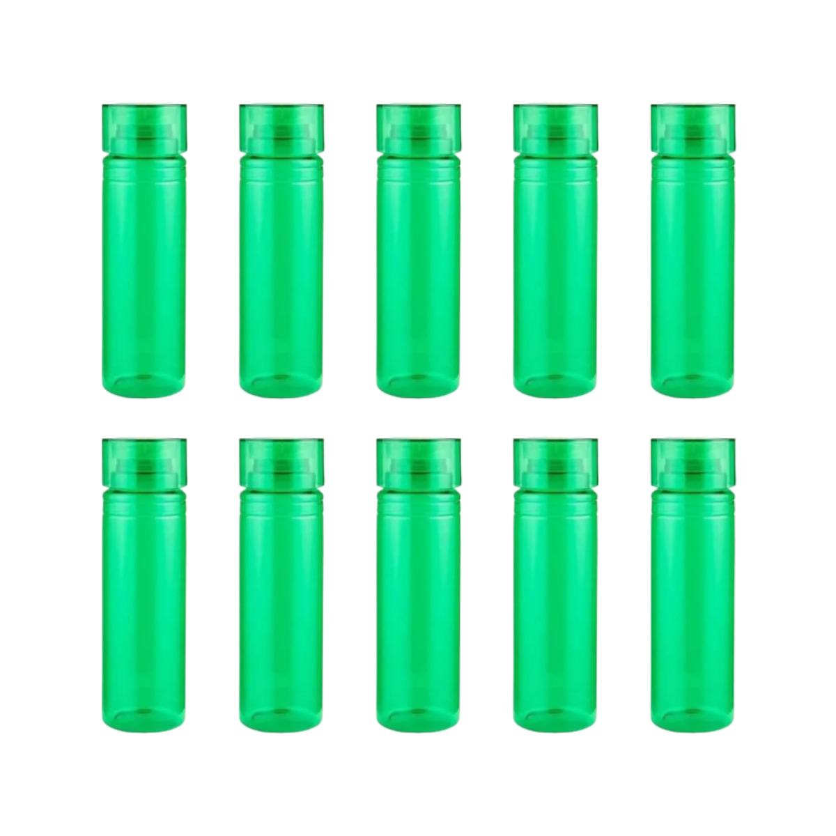 10 Cilindros Plástico Agua 850 ml Colores Anfora Botella Agua Promoopcion