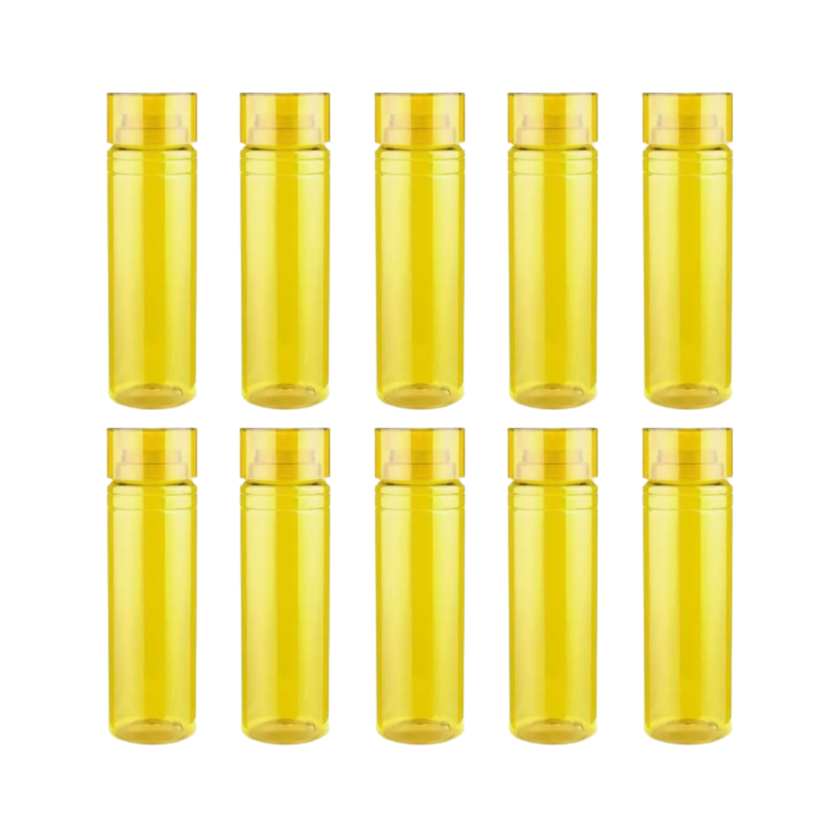 10 Cilindros Plástico Agua 850 ml Colores Anfora Botella Agua Promoopcion